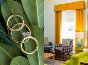 wedding rings details graduate hotel