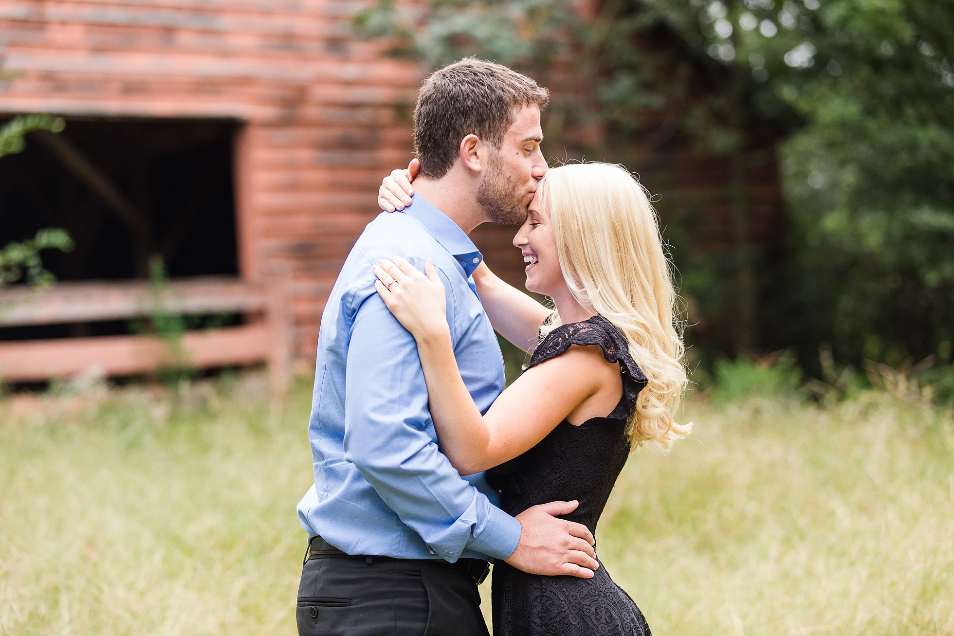 rustic country engagement photography