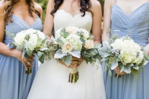 wedding flowers georgia bridesmaids blue