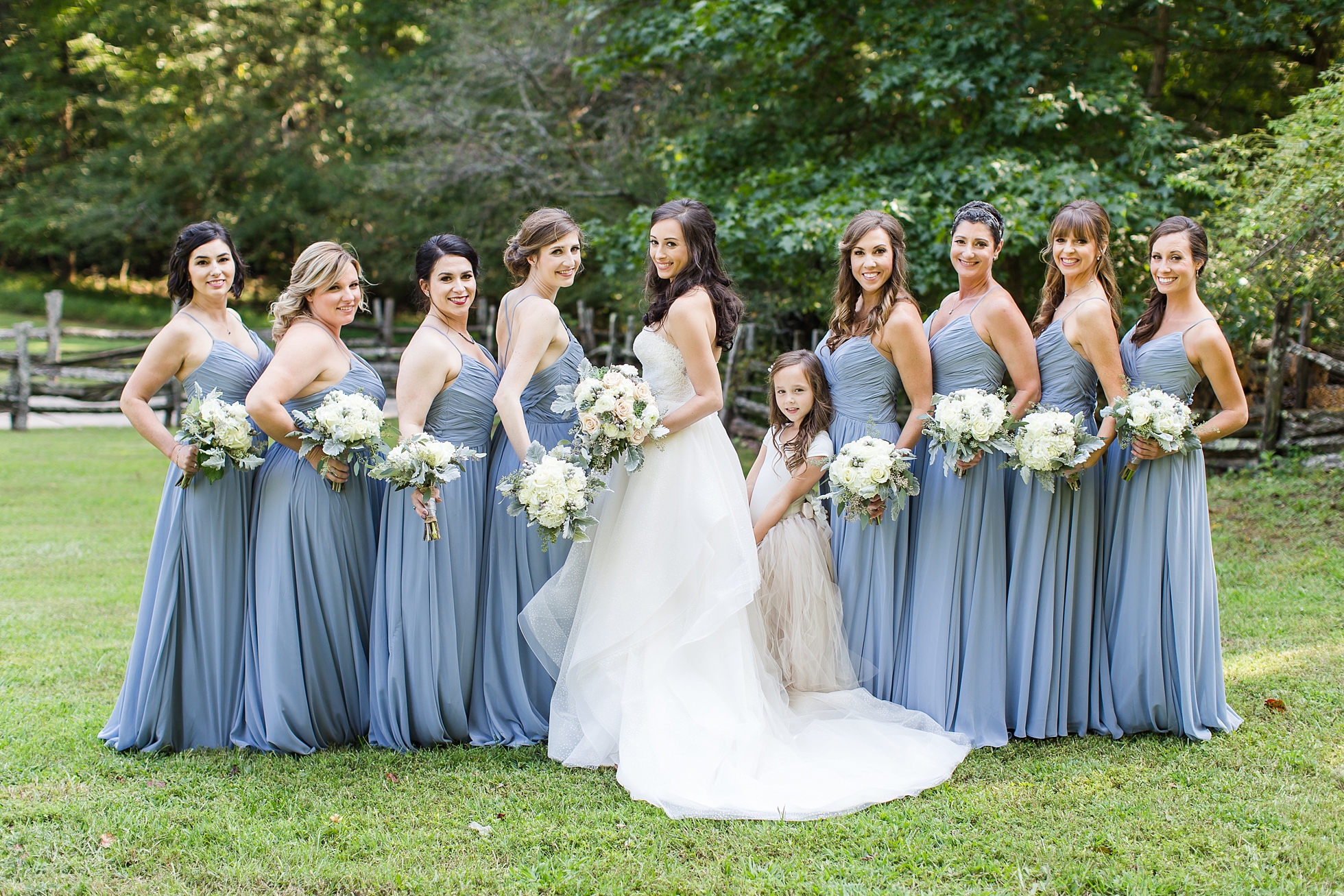 wedding neverland georgia bridesmaids blue