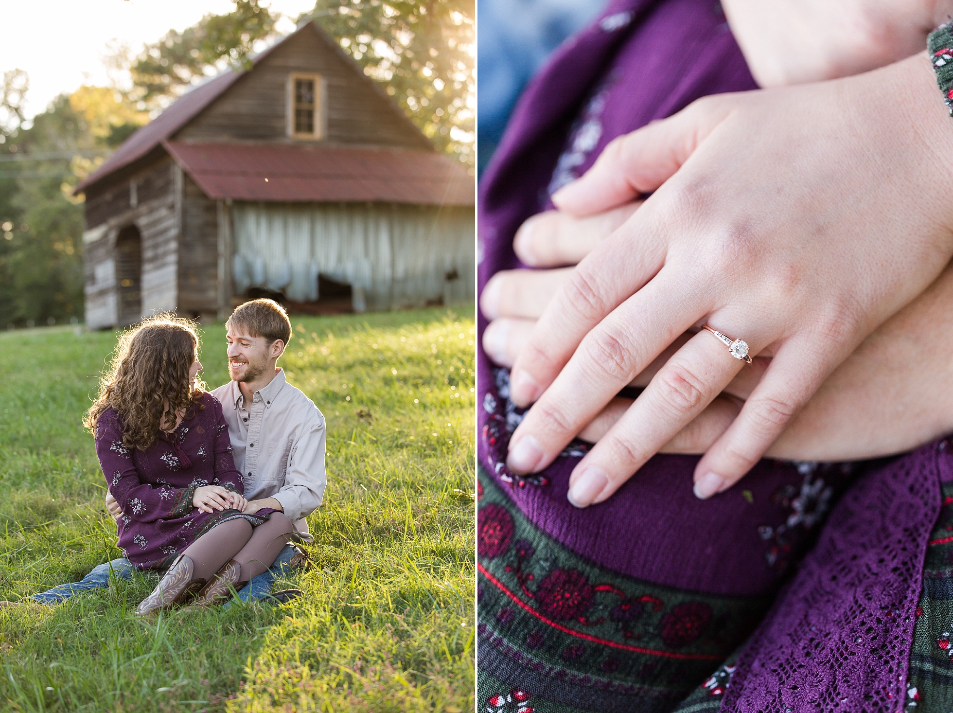 barn outdoor country engagement