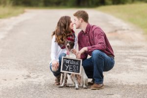 mom said yes dog save the date engagement