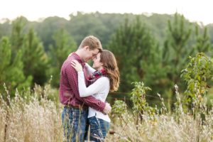 fall field engagement photography