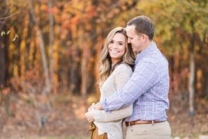 fall colors engagement photography