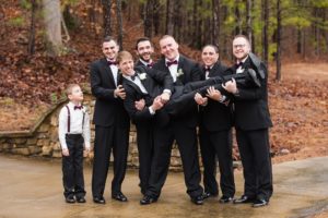 indigo falls wedding groomsmen georgia