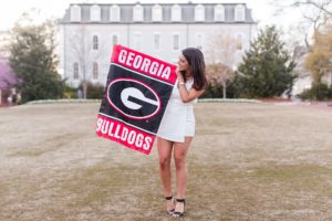 georgia bulldogs flag hefty field senior