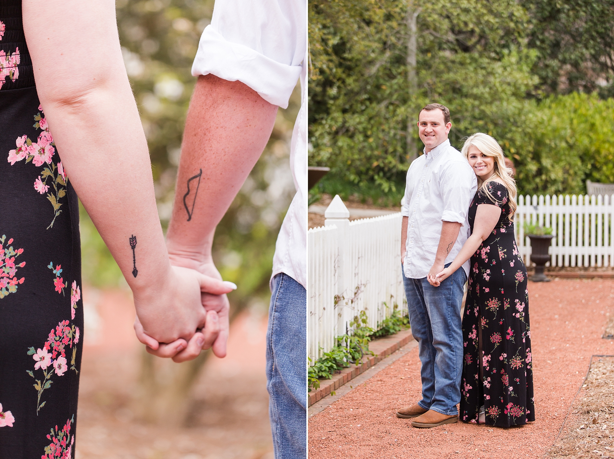 engagement tattoo couple love