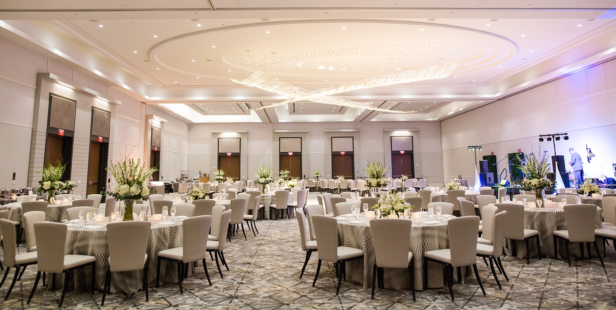 hotel at avalon ballroom wedding reception