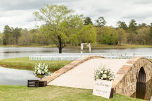wedding ceremony island lake georgia