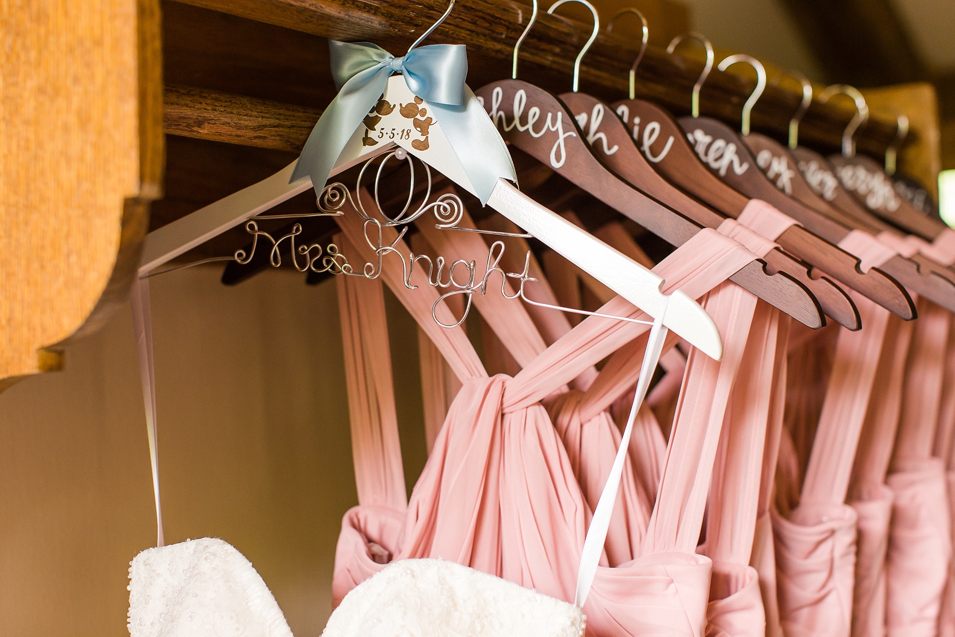 disney wedding hanger dress