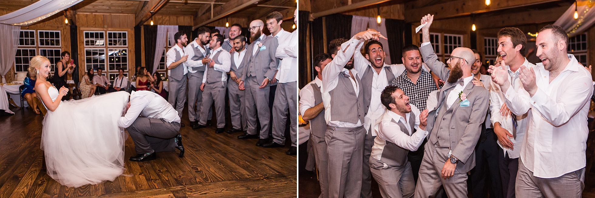 garter toss wedding