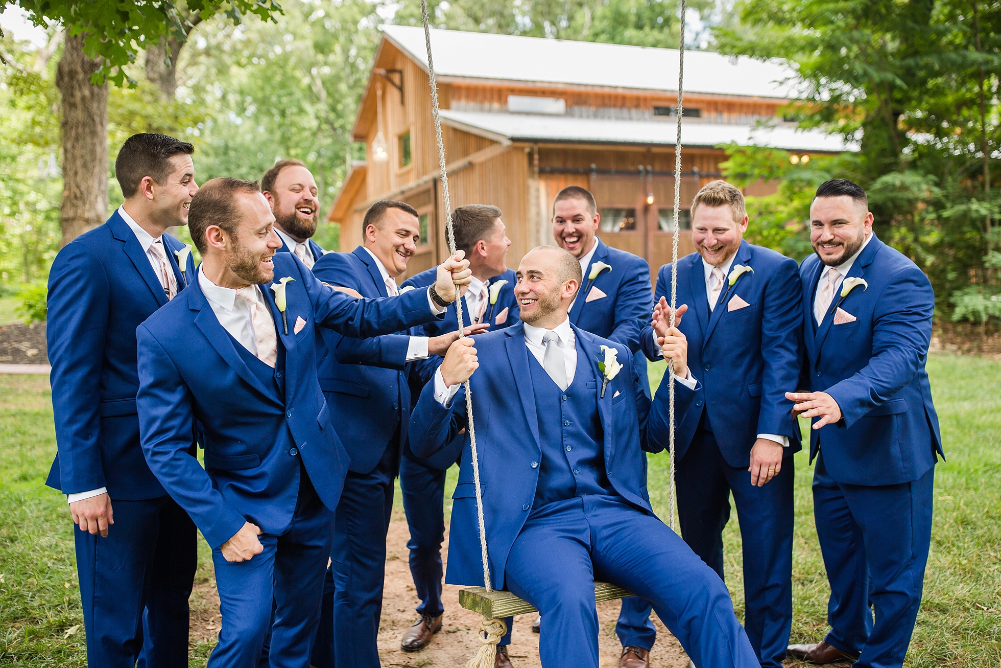 groomsmen wedding navy blue suits