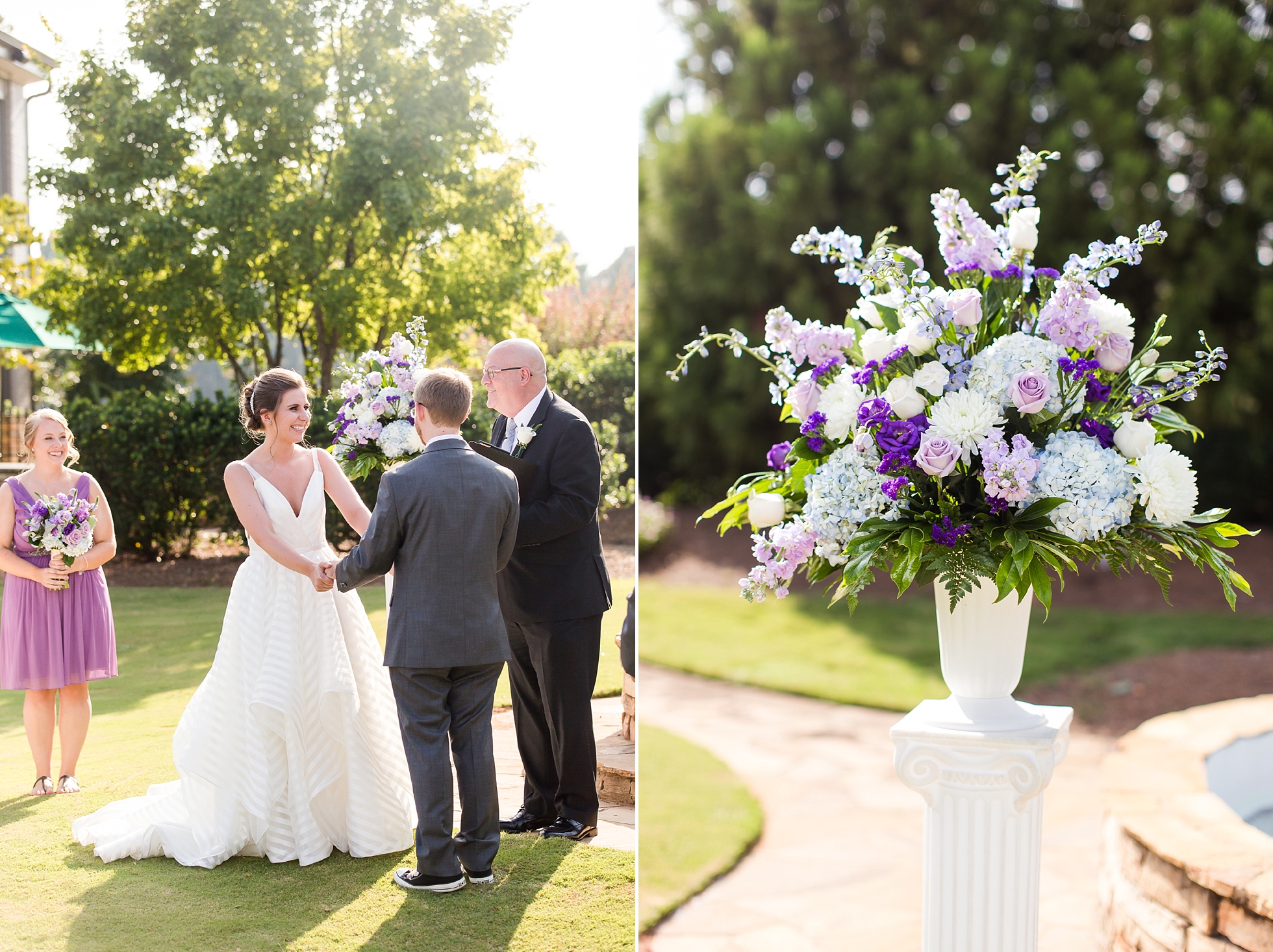 country club of roswell wedding outdoor