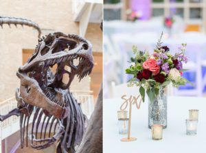 fernbank museum wedding reception dinosaur
