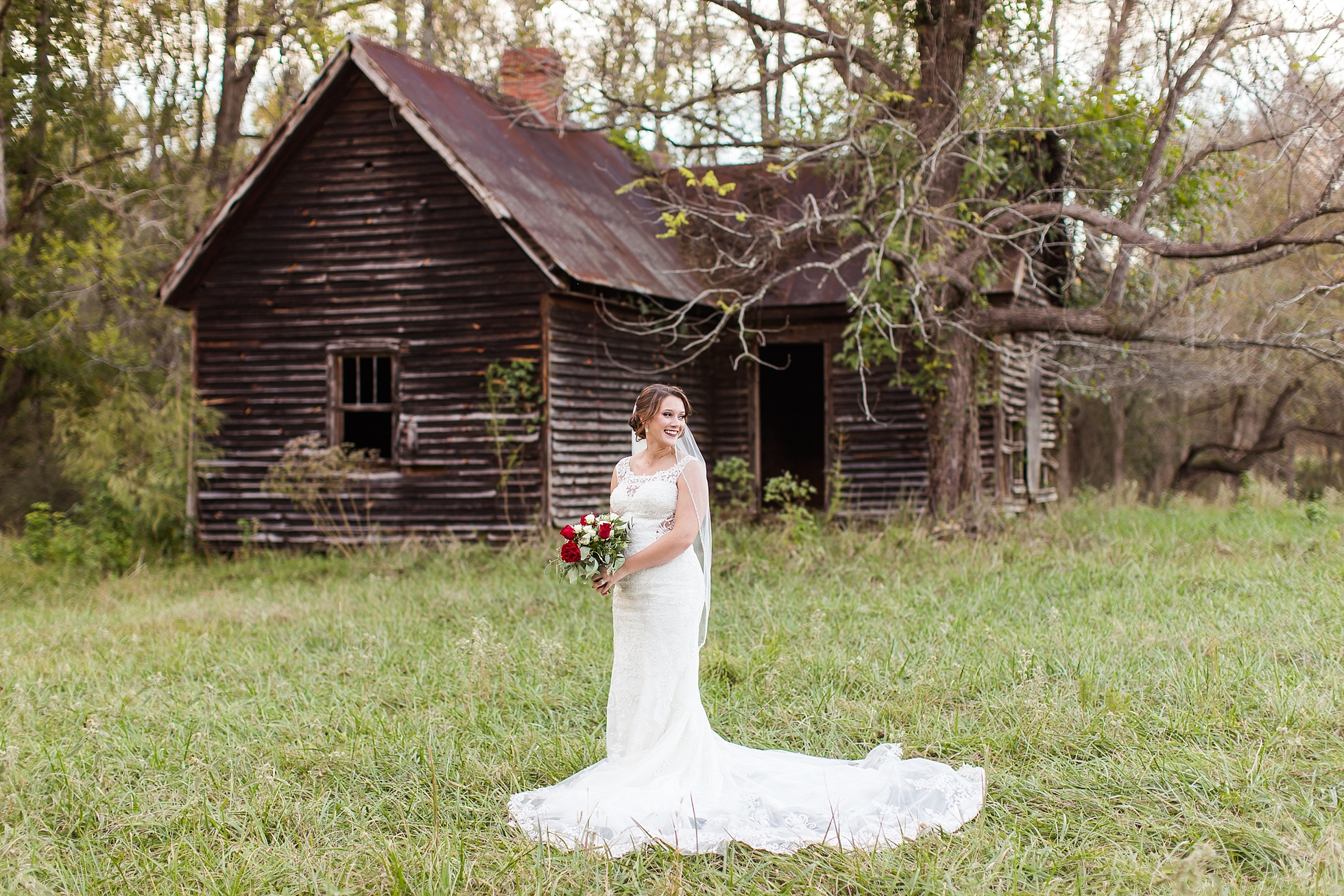 madison bridal portrait rustic barn farm