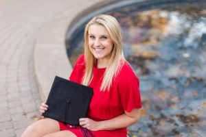 uga fountain senior photos
