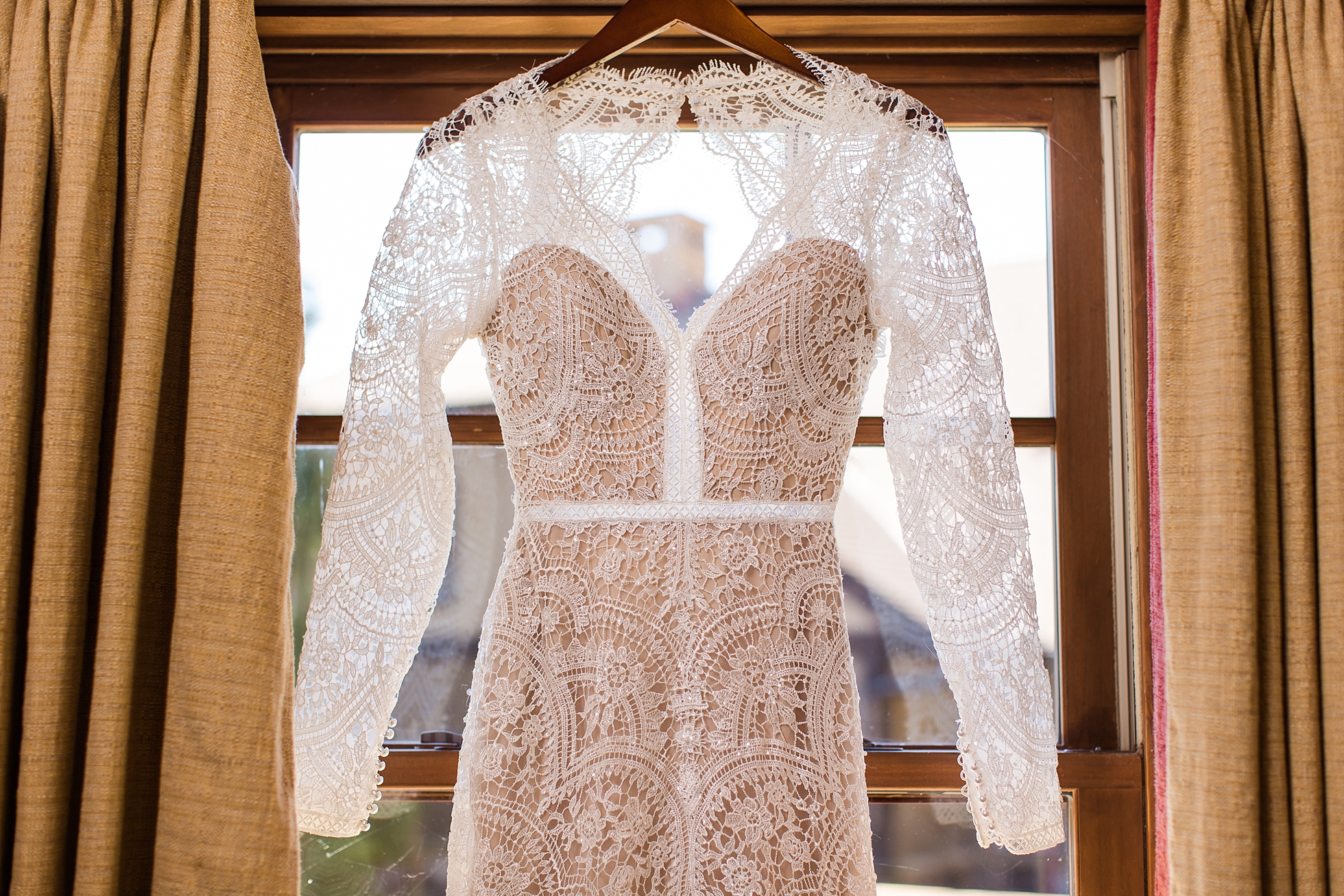 wedding dress lace boho