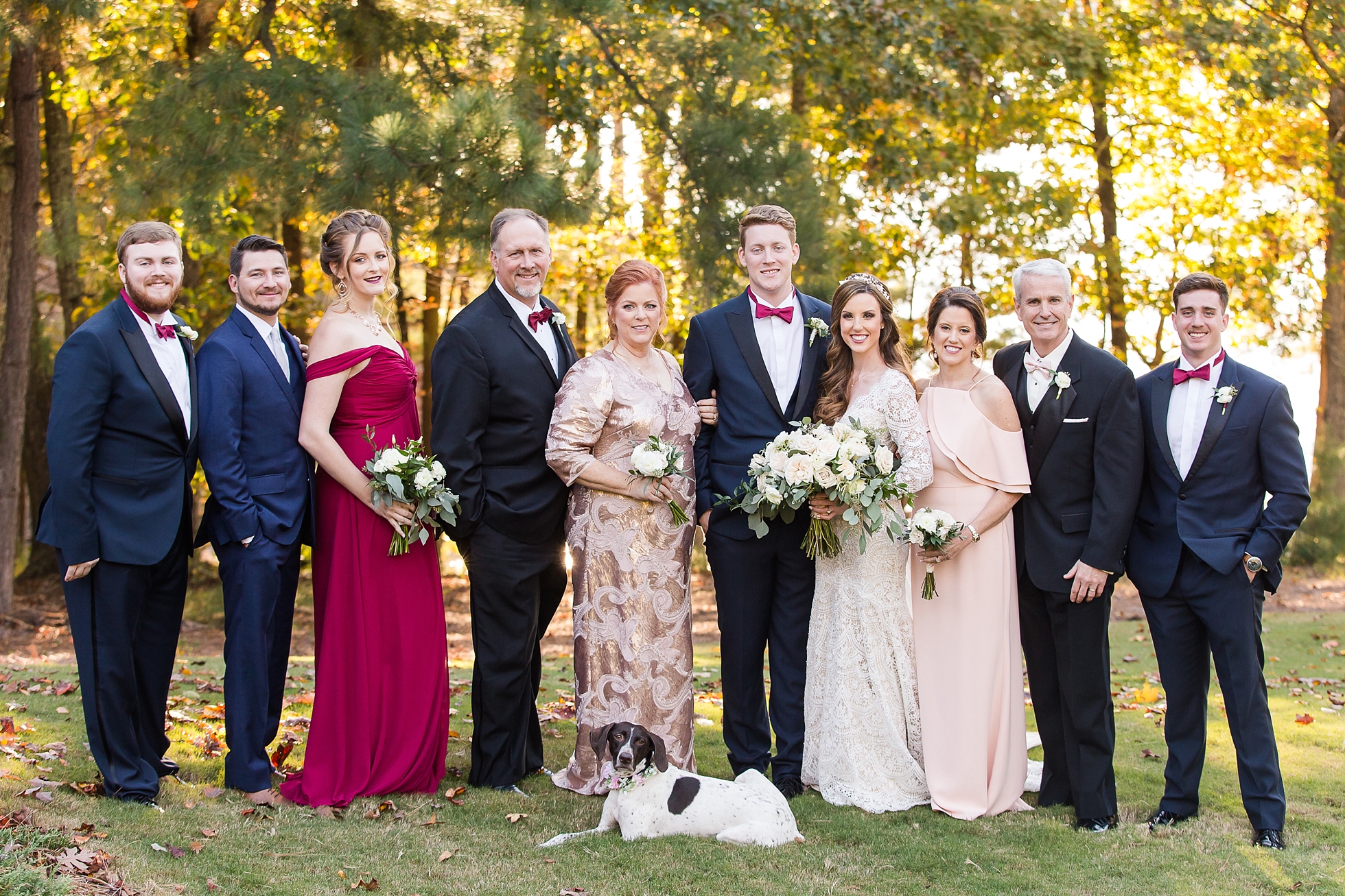 family wedding formal portrait