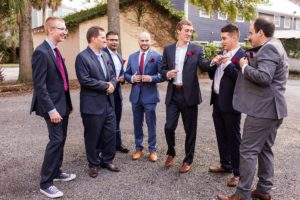 groomsmen wedding blue charleston