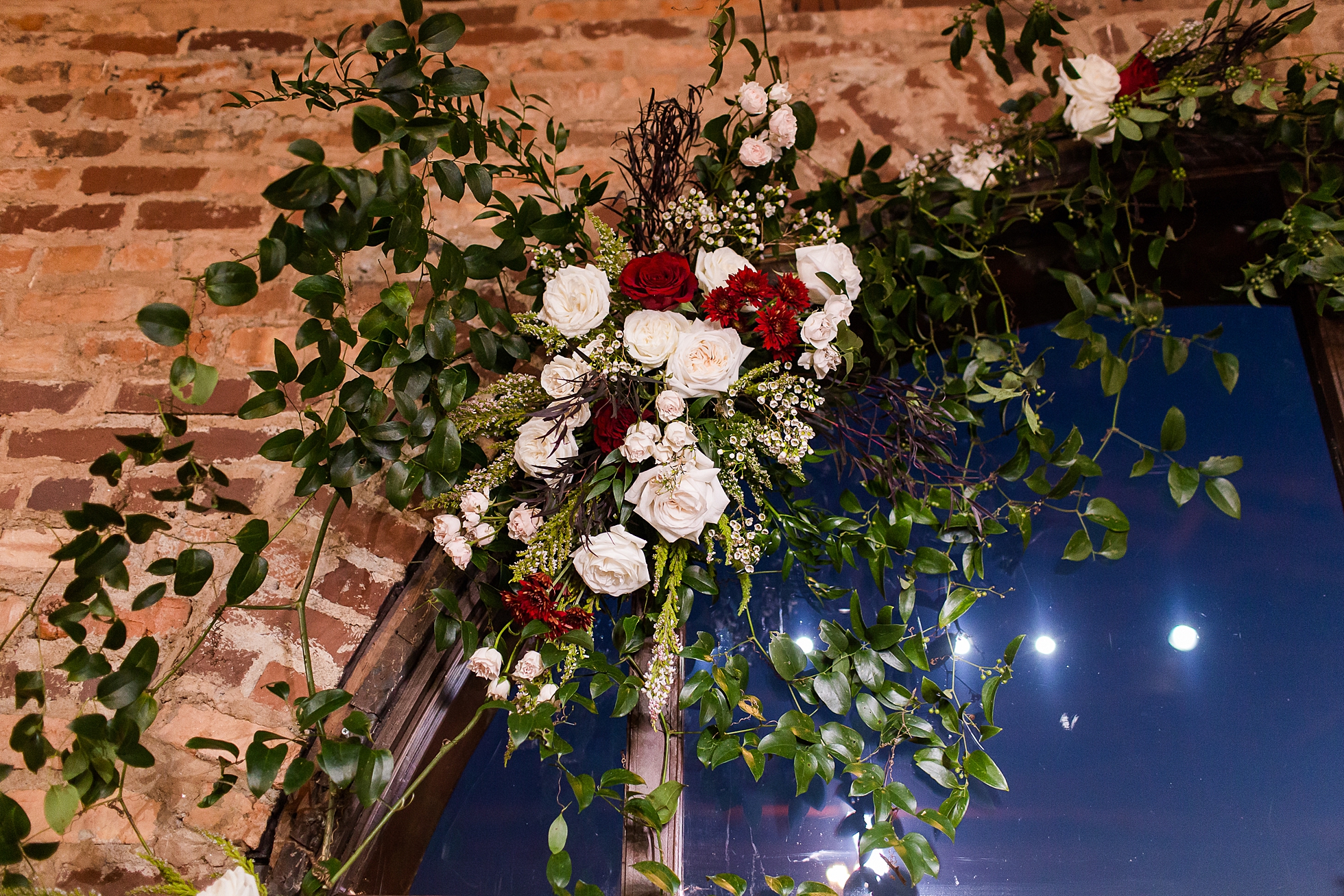 gardenia floral wedding ceremony decor