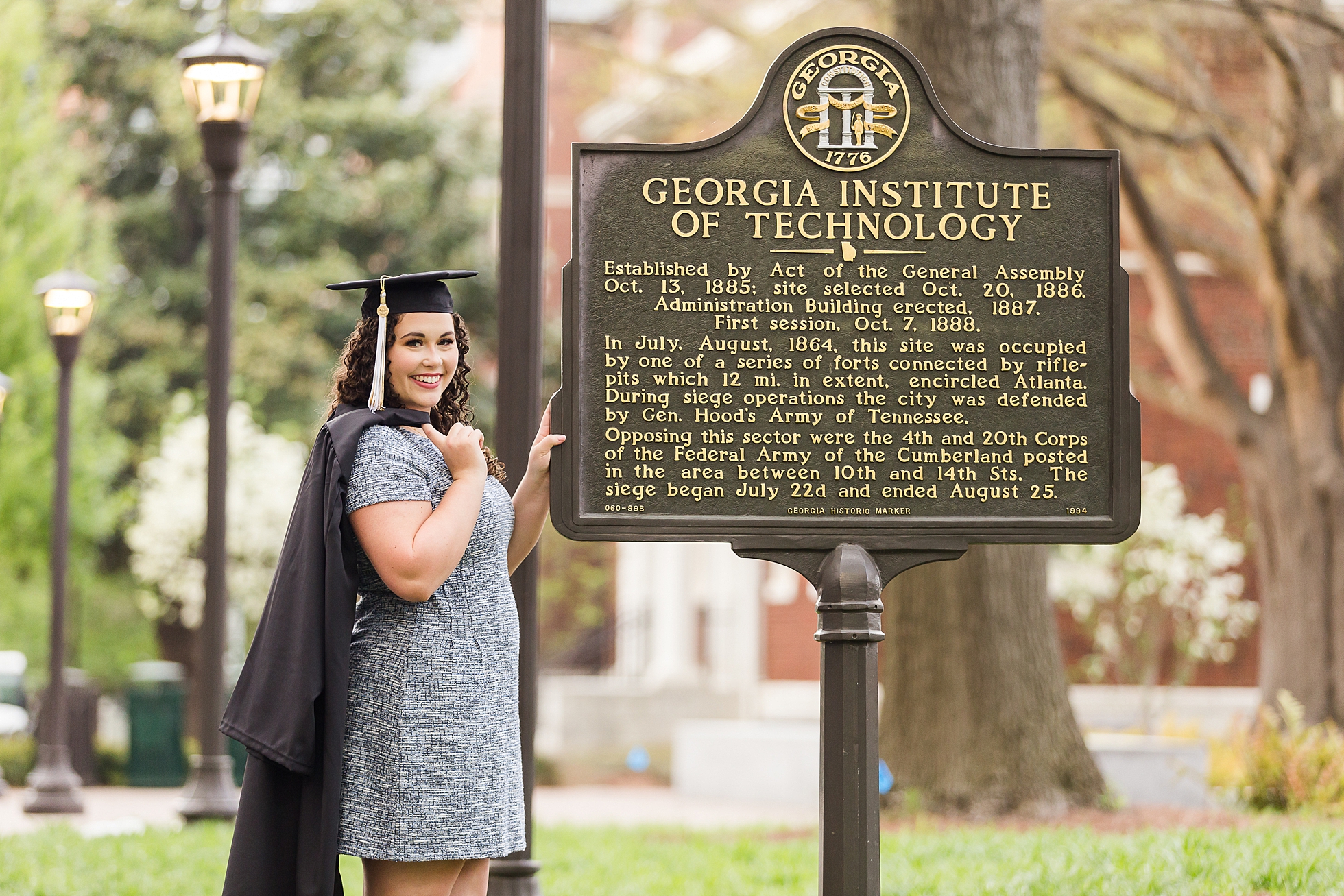 georgia tech ga senior grad photos