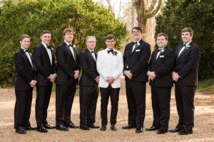 groomsmen wedding black tie barnsley