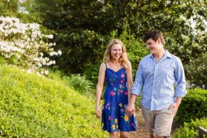 fun playful candid engagement photography