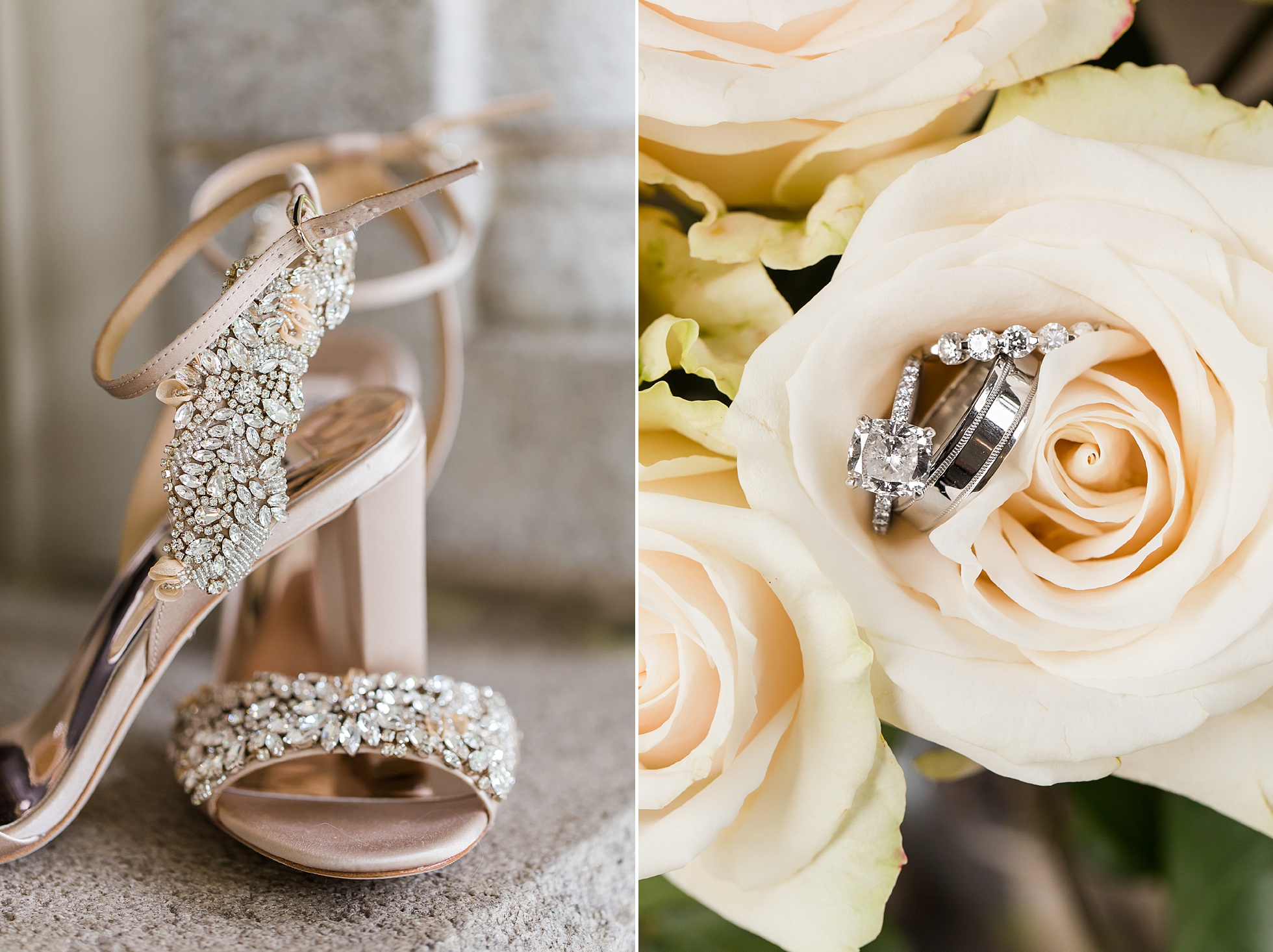 details sparkly shoes wedding