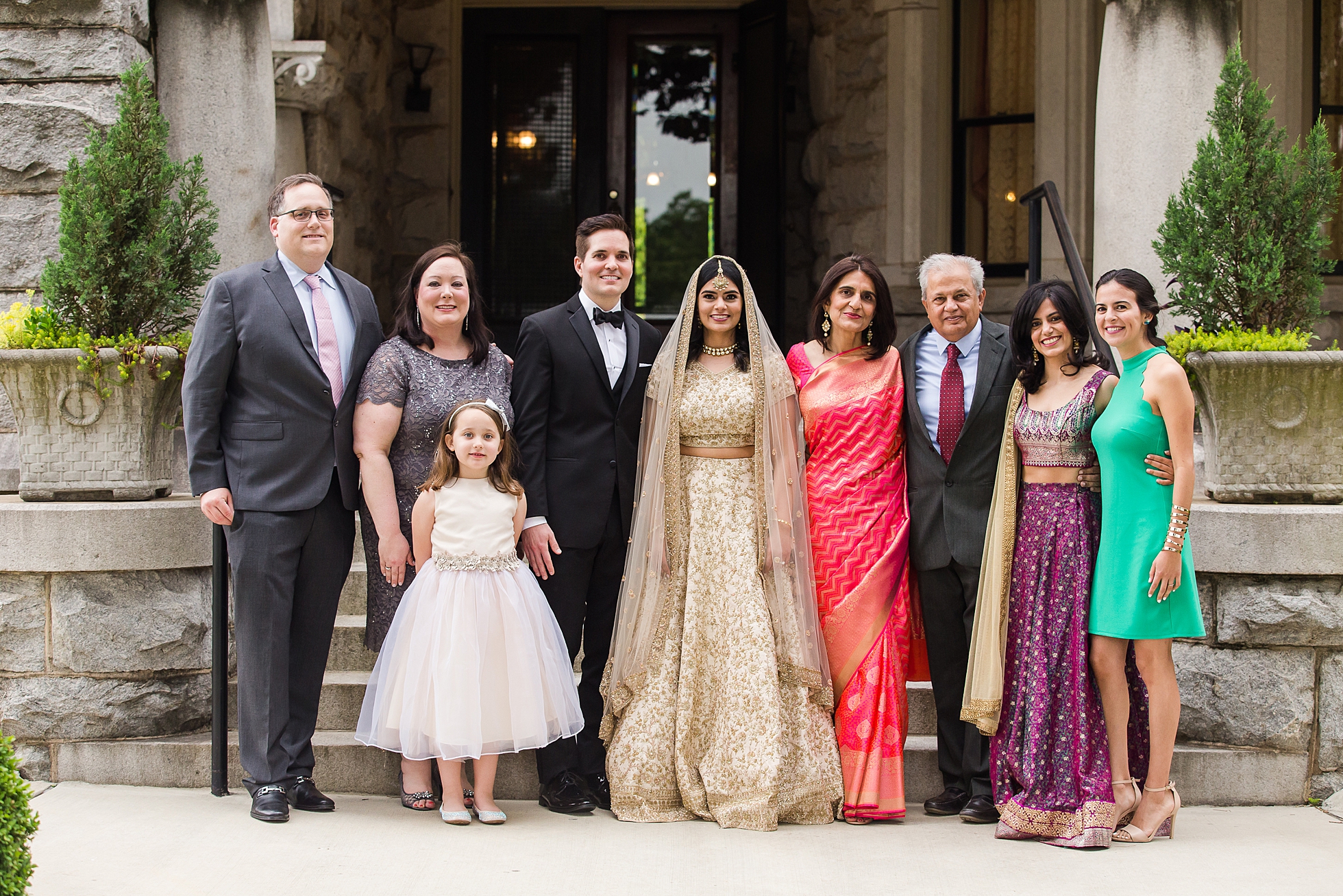 family formal indian wedding