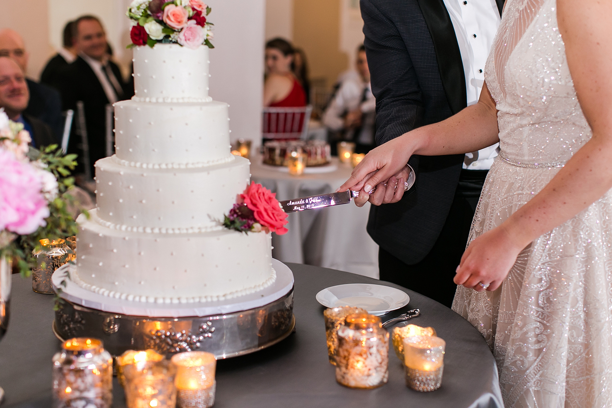 cake cutting wedding callanwolde