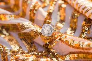wedding ring sparkly