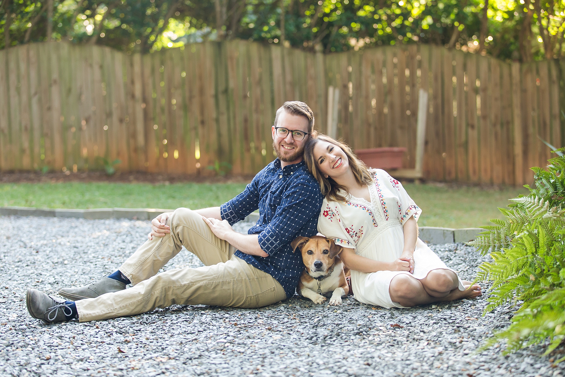 dog couple love engagement photos