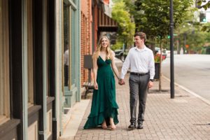 downtown athens engagement