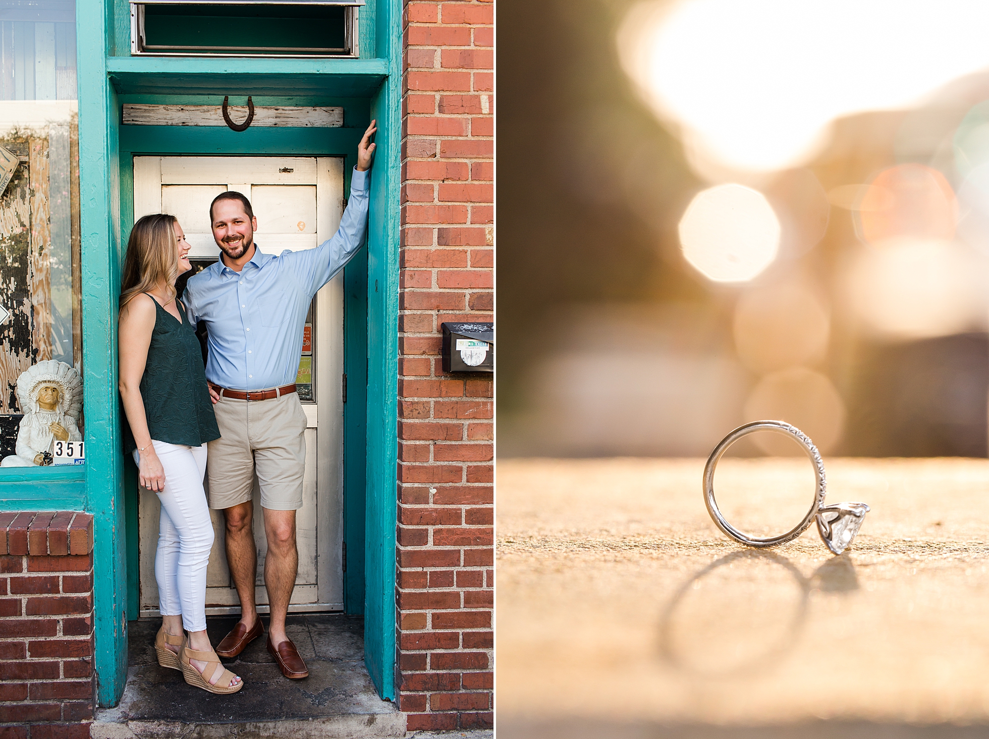 downtown athens engagement photography