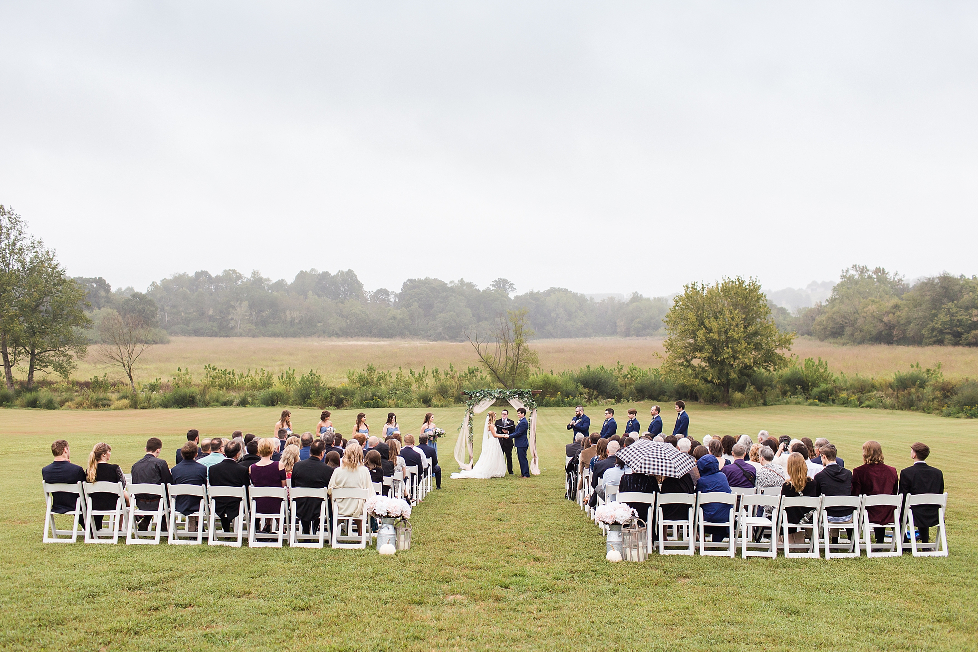 copey creek wedding ceremony outdoors