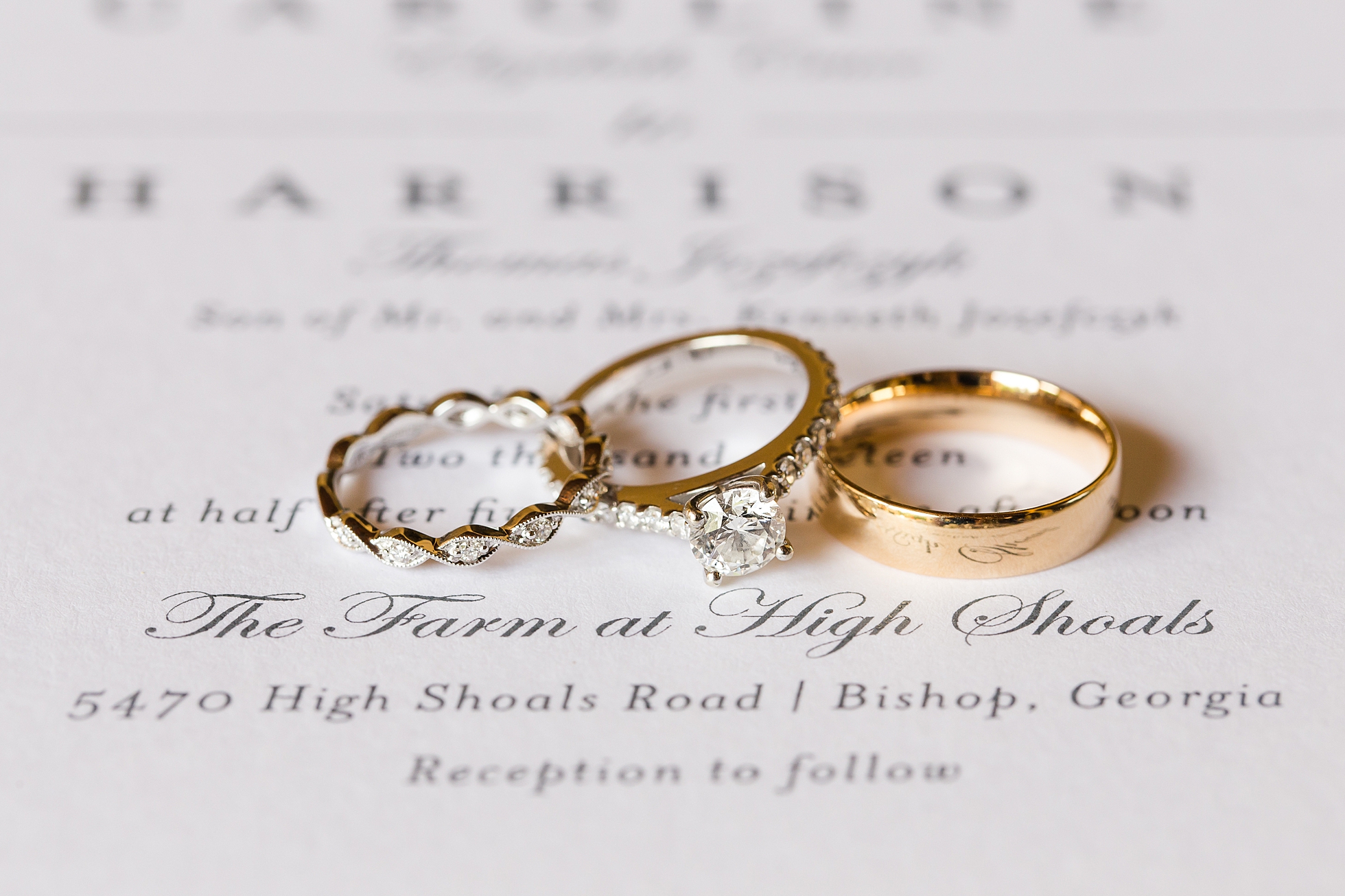 wedding rings atlanta photographer