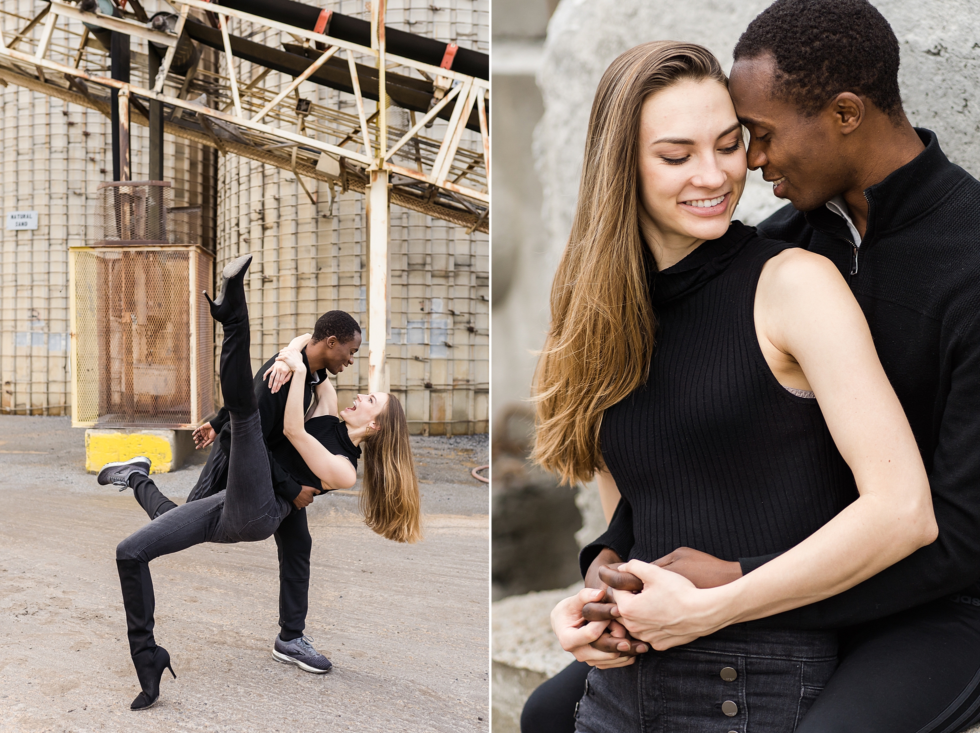 industrial hipster engagement photographer