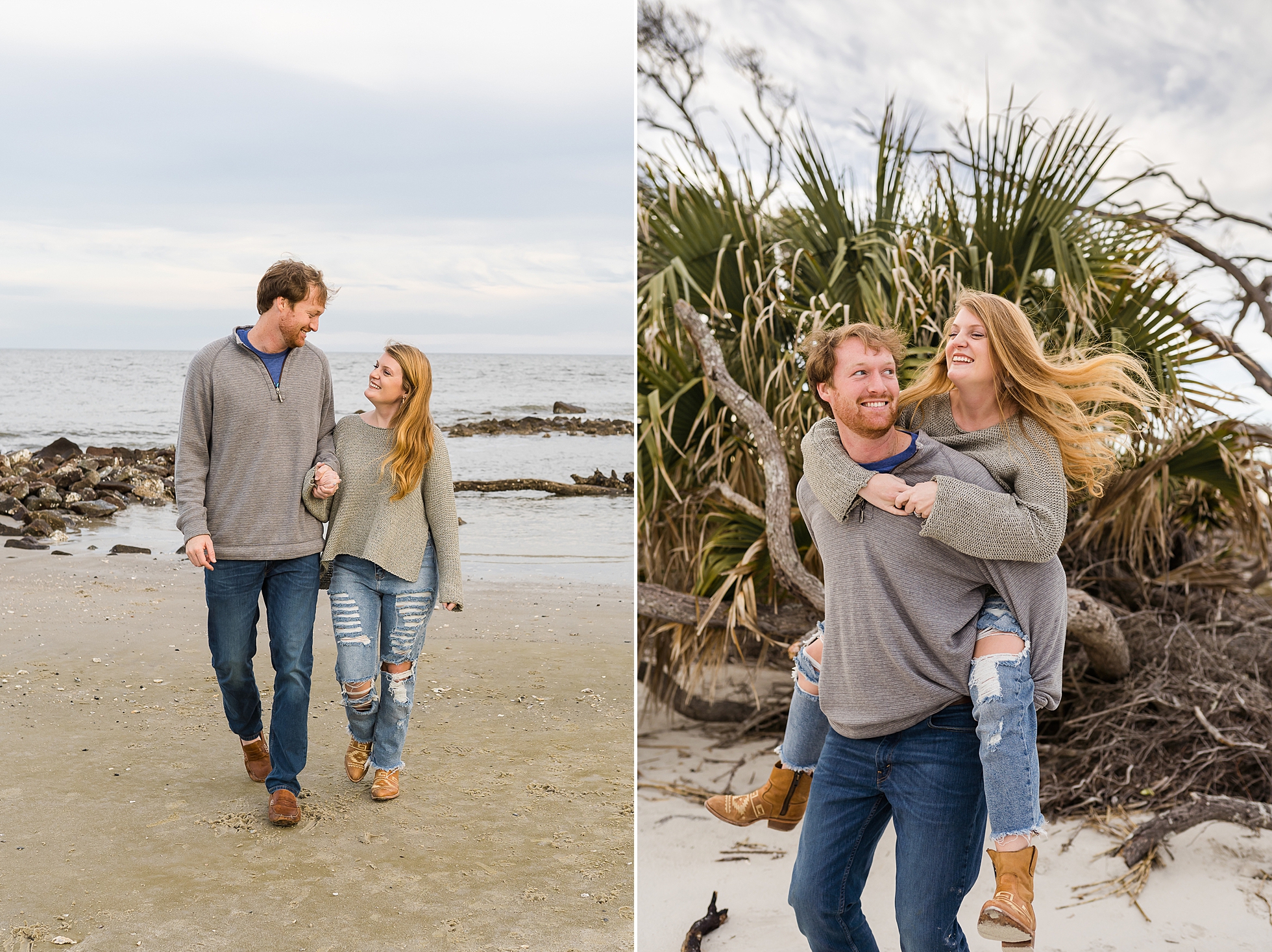 candid fun engagement photography
