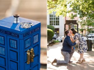dr who tardis engagement ring box