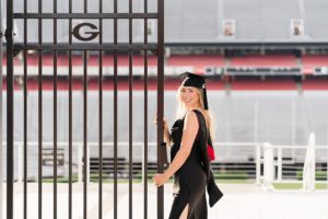 masters graduation photos sanford stadium