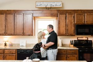 home lifestyle session kitchen couple