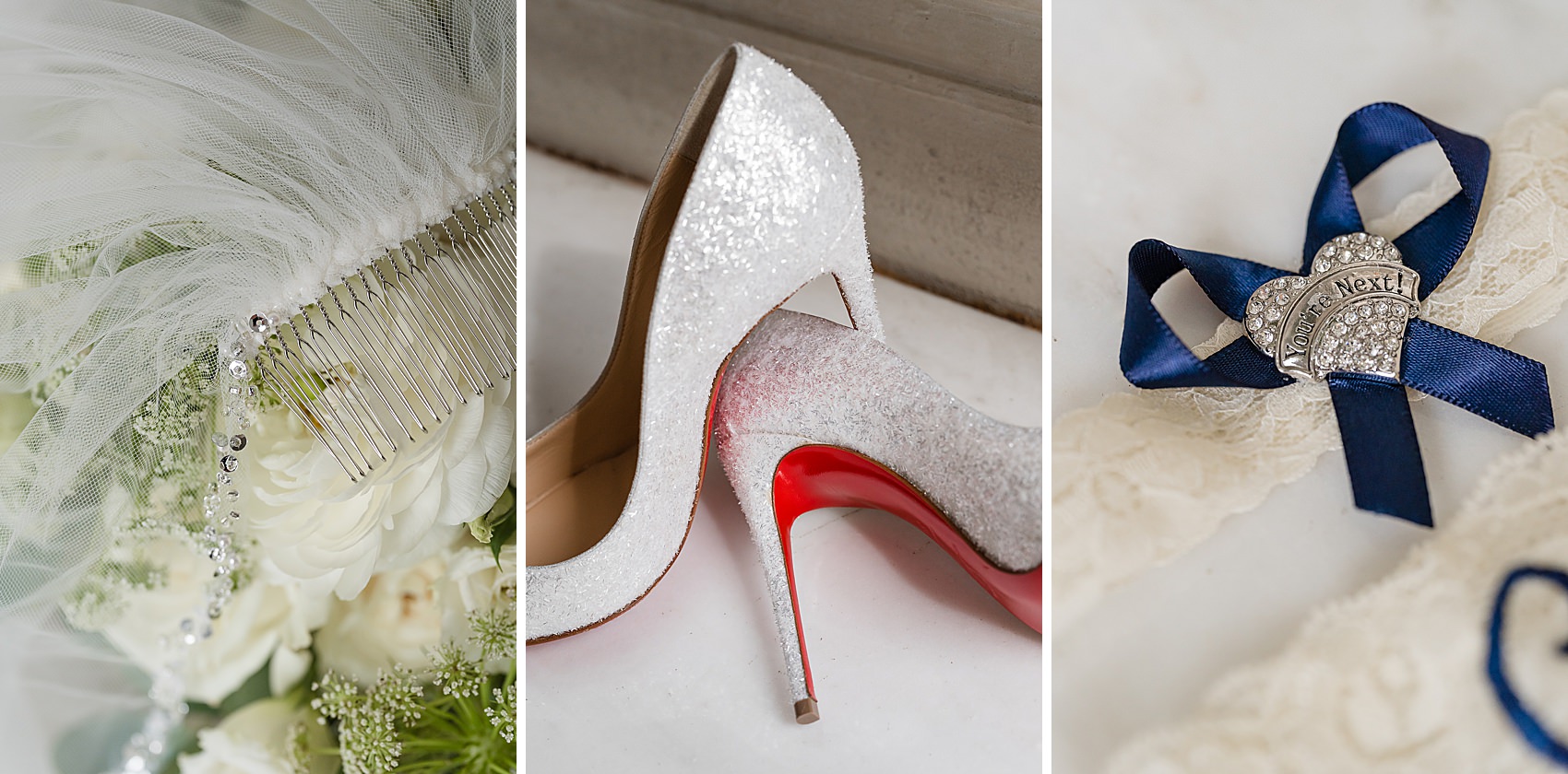 details red botton wedding shoes