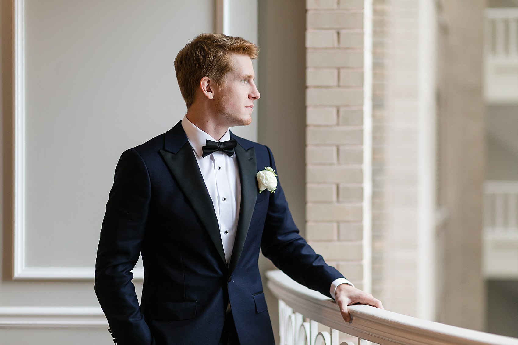 groom classic black tie Atlanta wedding
