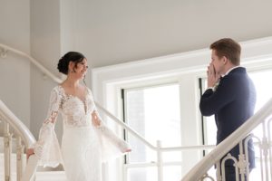 first look wedding reaction emotional atlanta