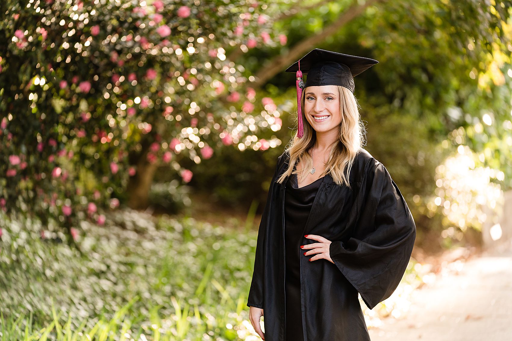 graduation portrait cap gown 