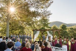 white oaks barn dahlonega wedding ceremony