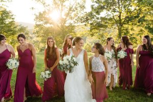 mulberry bridesmaids dresses fall wedding
