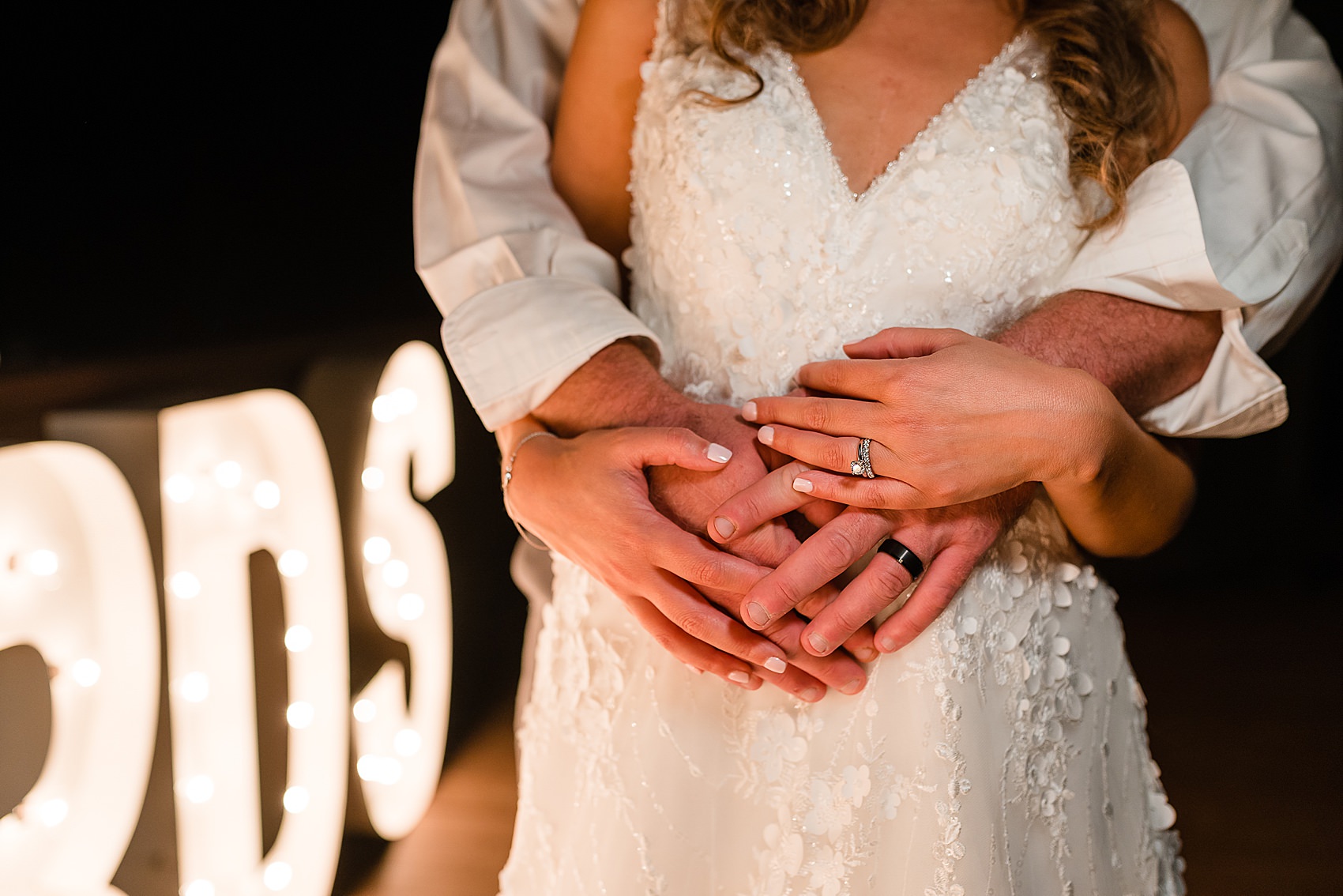 rings wedding romantic nighttime