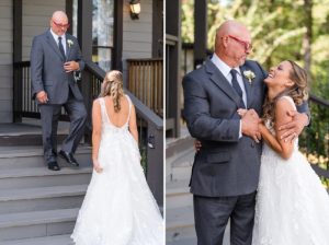 father dad first look wedding