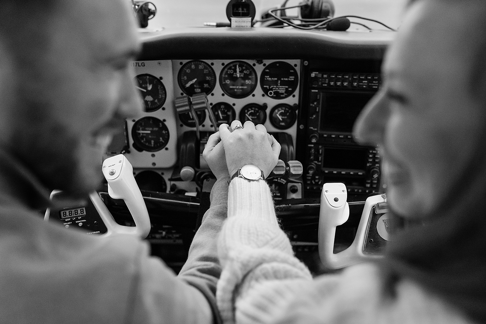 throttle cockpit engagement ring airplane plane